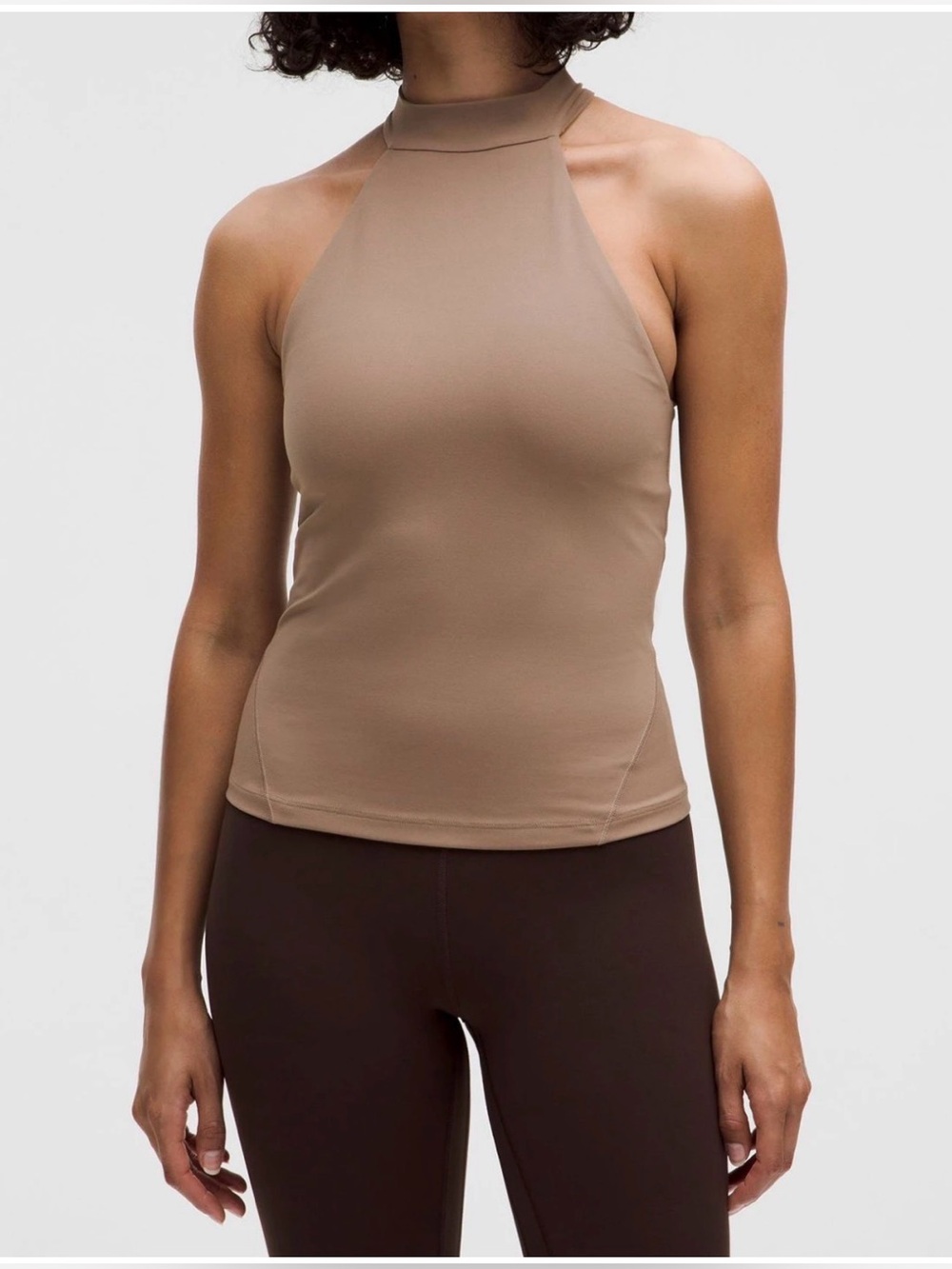 lululemon Align™ High-Neck
Halter Tank Top A/B Cup Taupe